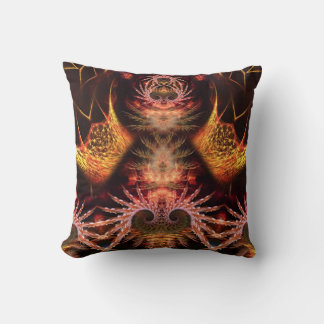 Cojín Decorativo Chaman Visionario de Arte Fractal Cushion