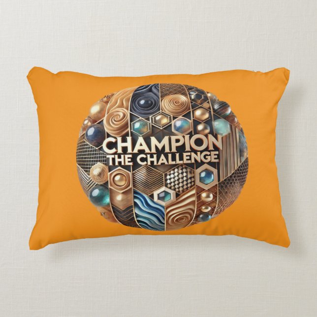 Cojín Decorativo Champion the Challenge Pillow (Anverso)