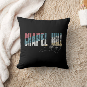 Cojín Decorativo Chapel Hill Carolina del Norte Guay Retro Weathere