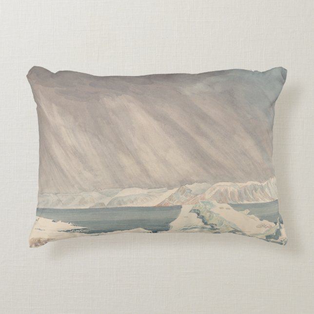 Cojín Decorativo Charles Hamilton Smith - Spitzbergen, Bearing (Anverso)