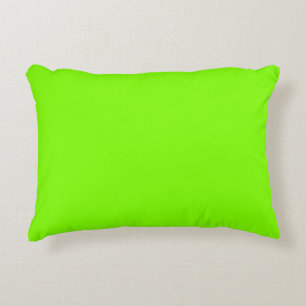 Cojín Decorativo Chartreuse Color verde brillante Color verde neón