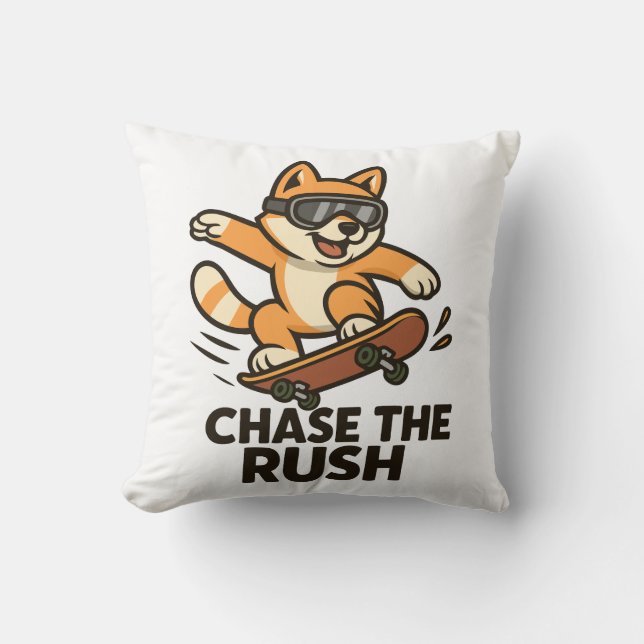 Cojín Decorativo Chase The Rush (Anverso)