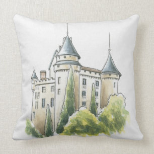 Cojín Decorativo Chateau de Mercues, Francia