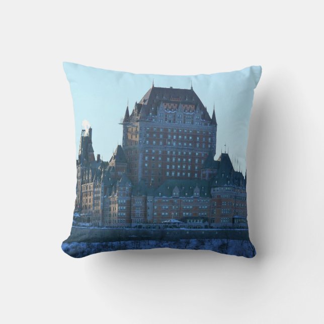 Cojín Decorativo Chateau Frontenac, Quebec, Canadá (Anverso)