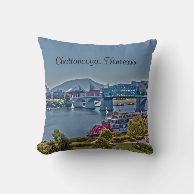 Cojín Decorativo Chattanooga, Tennessee Foto Pillow (Anverso)