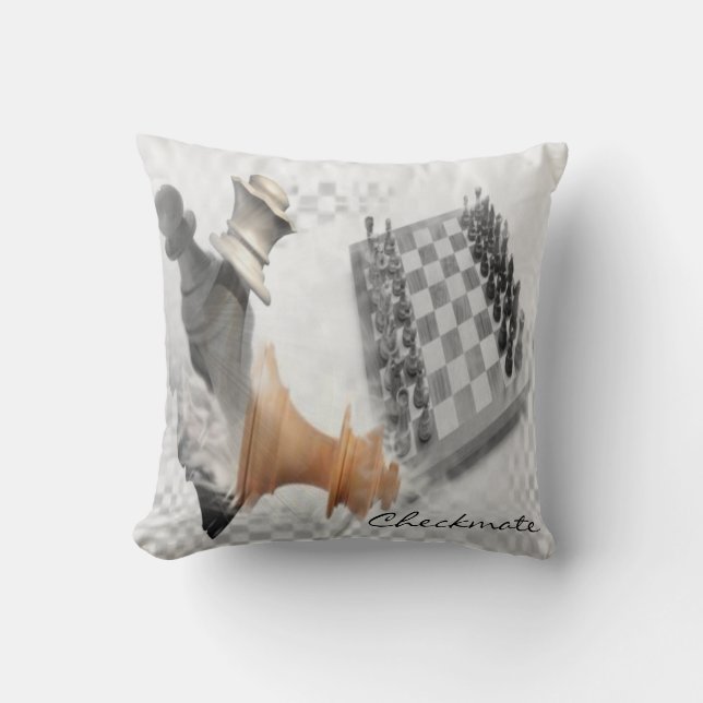 Cojín Decorativo Checkmate American MoJo Pillow (Anverso)