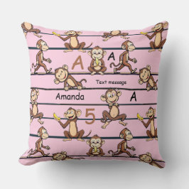 Cojín Decorativo Cheeky Monkey Pattern