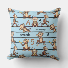 Cojín Decorativo Cheeky Monkey Pattern