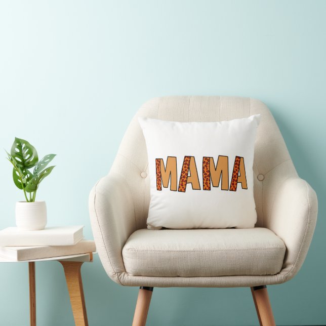 Cojín Decorativo Cheetah Print Leopard Mom (Silla)