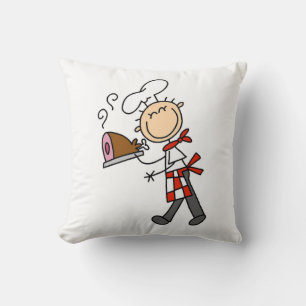 Cojín Decorativo Chef Con Jamón Horneado