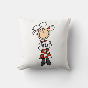 Cojín Decorativo Chef femenino