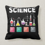 Cojín Decorativo Chemistry Elements Laboratory Science Teacher<br><div class="desc">Chemistry Elements Laboratory Science Teacher. Funny Science Chemist.</div>