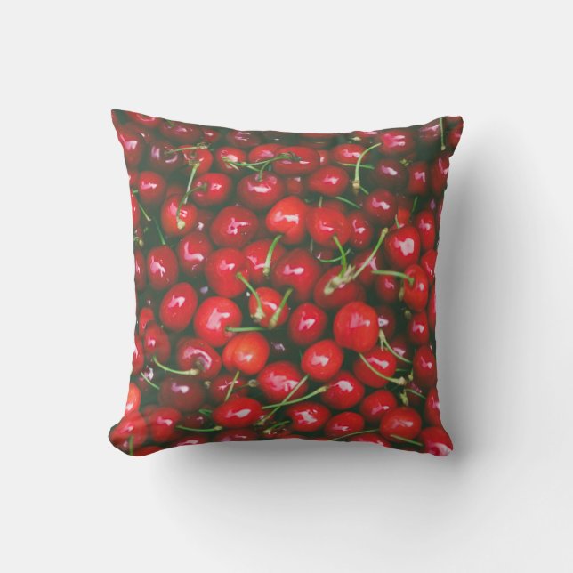 Cojín Decorativo Cherries Pillow (Anverso)