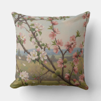 Cojín Decorativo Cherry Blossom Serenity - Botanical Pillow Art