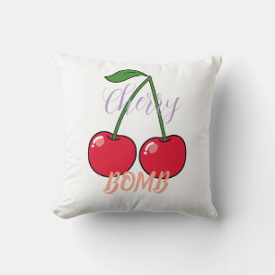 Cojín Decorativo Cherry bomb girl