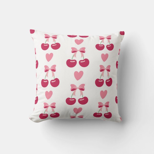 Cojín Decorativo Cherry Love Charm (Anverso)
