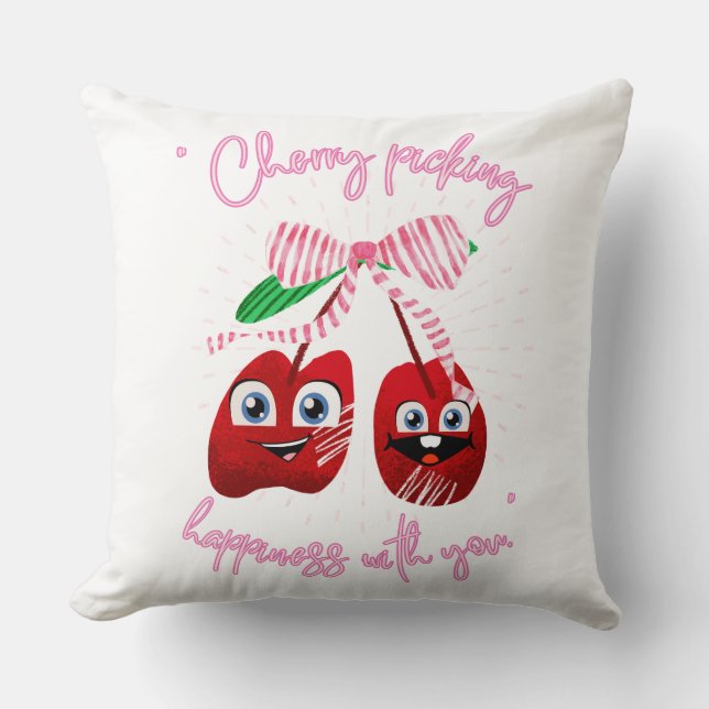 COJÍN DECORATIVO CHERRY PICKING (Anverso)