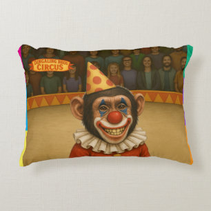 Cojín Decorativo Chester el payaso chimpancé