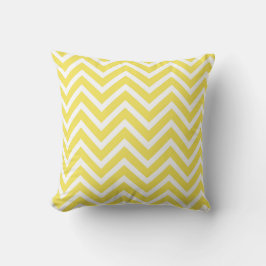 Cojín Decorativo Chevron amarillo sunshine