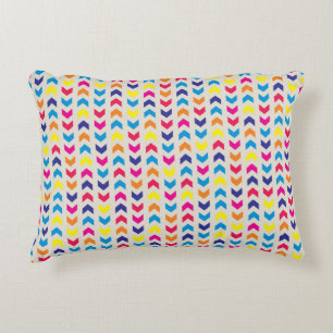 Cojín Decorativo Chevron azteca colorido