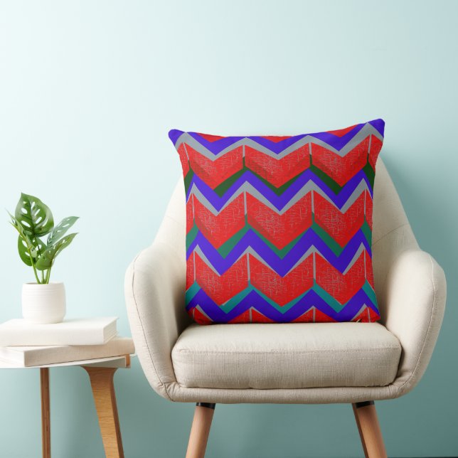 Cojín Decorativo chevron azteca de moda (Silla)
