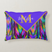 Chevron tribal brillante personalizado  