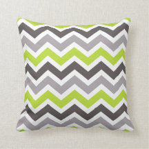 Chevron verde y gris