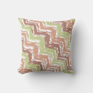 Cojín Decorativo Chevron ZigZag con escrúpulos picantes