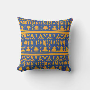 Cojín Decorativo Chevrons africanos: Patrón étnico tribal