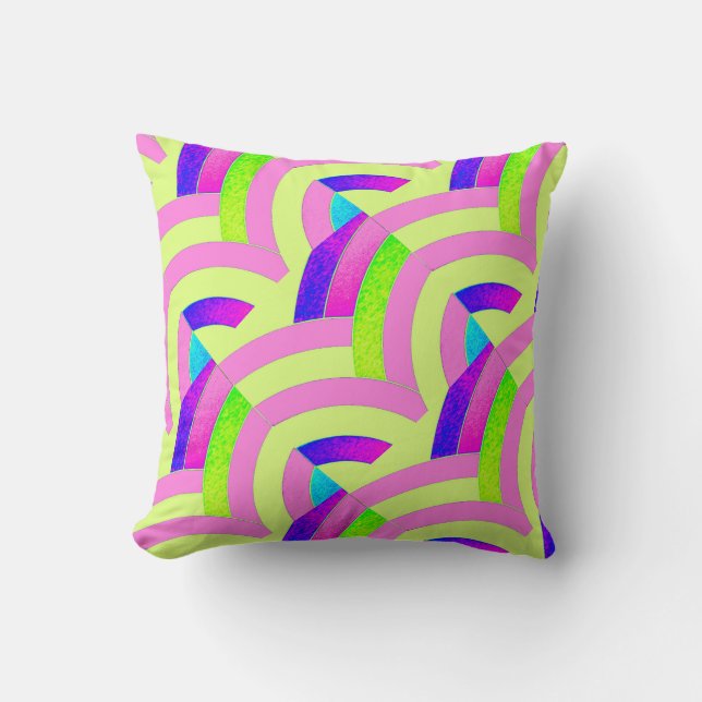 Cojín Decorativo chevrons modernos chic sofisticados (Anverso)