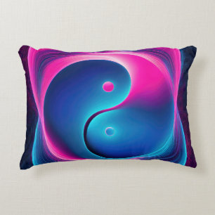 Cojín Decorativo Chi Fusion: Energías vibrantes de Yin Yang