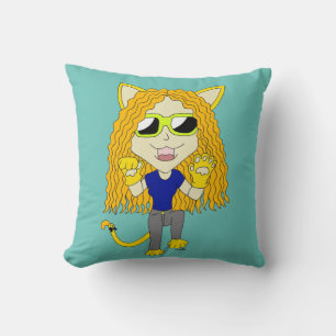 Cojín Decorativo Chibi Chica con pezuñas