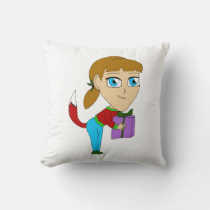 Cojín Decorativo chibi foxy chica