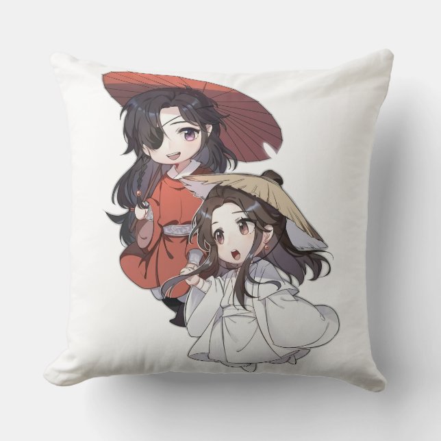 Cojín Decorativo Chibi Tianguancifu Throw Pillow (Anverso)