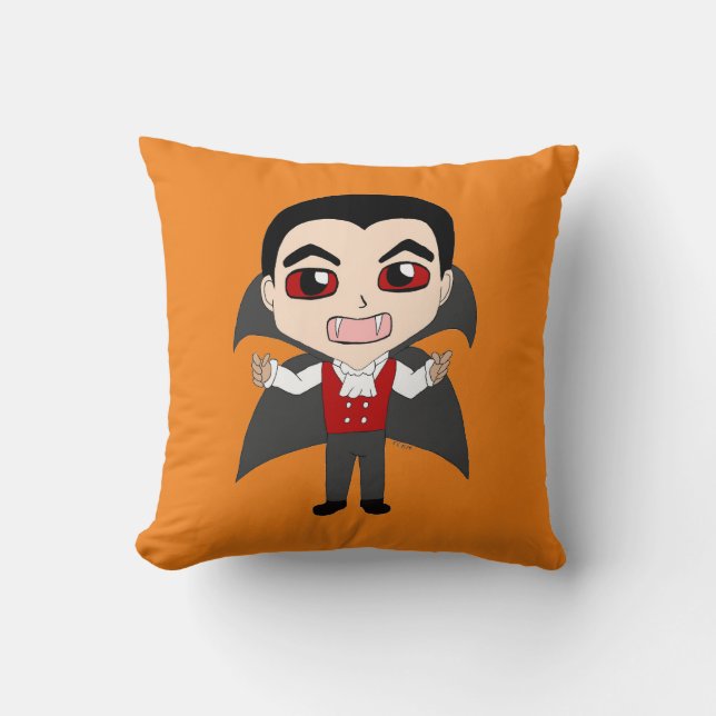 Cojín Decorativo chibi vampire (Anverso)