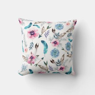 Cojín Decorativo Chic Bohémien Floral Chica Boho