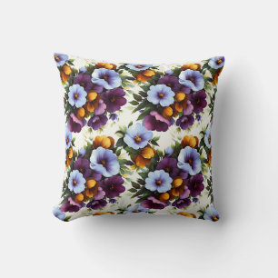 Cojín Decorativo Chic Floral Romántico Botánico Vintage Estiloso