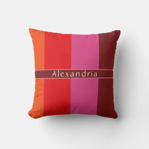 Cojín Decorativo Chic Personalizado a Rayas