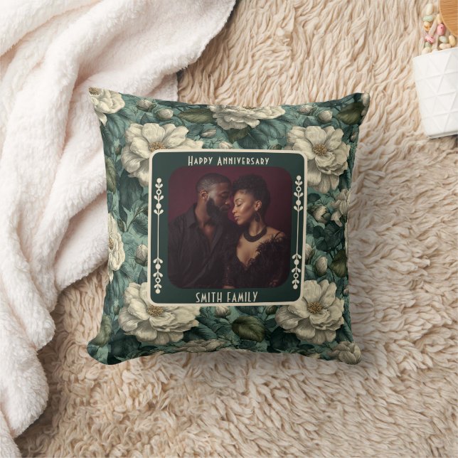 Cojín Decorativo Chic True Love Wedding Anniversary  Throw Pillow   (Manta)
