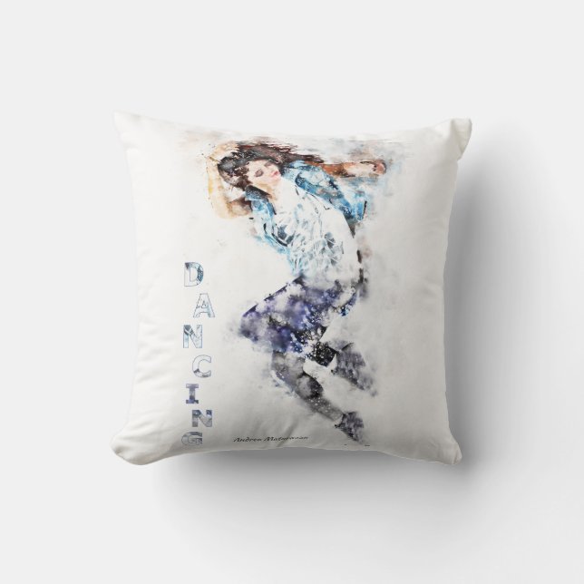 Cojín Decorativo Chica bailarín 2 (Anverso)