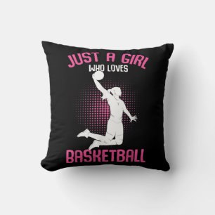 Cojín Decorativo Chica Baloncesto Mujeres