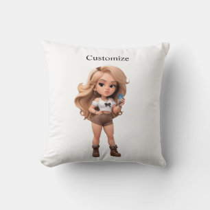 Cojín Decorativo Chica Bonita Thunder_Cove