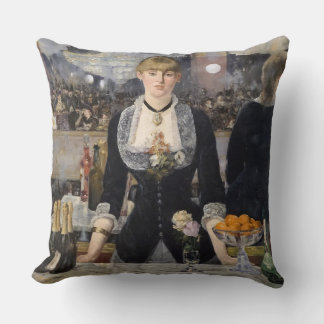 Cojín Decorativo Chica camarera victoriana en Folies Bergere, Franc