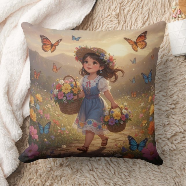 Cojín Decorativo Chica caprichosa  (Manta)