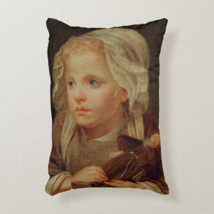 Cojín Decorativo Chica con una muñeca