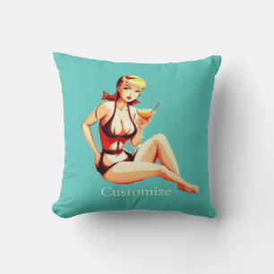 Cojín Decorativo Chica de Bikini Thunder_Cove