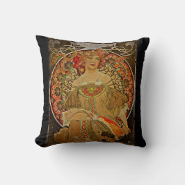 Cojín Decorativo Chica de champán c1897