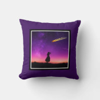 Chica De Silhouette Ve El Accidente Del Meteor En 