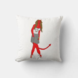 Cojín Decorativo chica diablo
