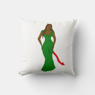 Cojín Decorativo chica diablo